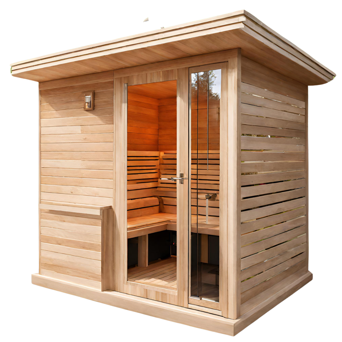 przykład standardowej sauny
