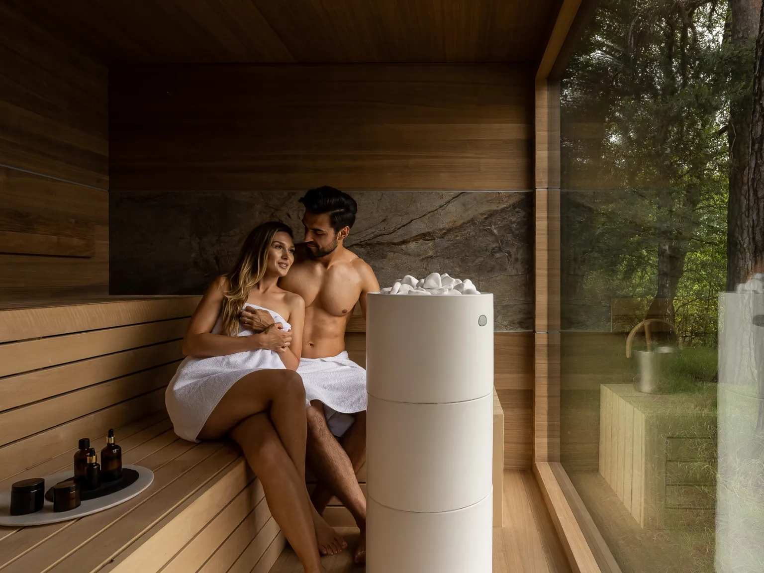 sauna ogrodowa zewnętrzna europool spa